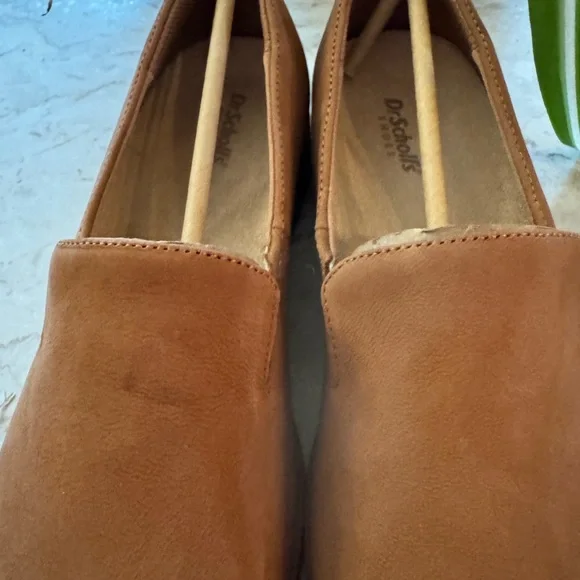 NEW NWT NIB Dr Scholls Women's Tan Loafers Sz 9W. AVE LUX Chip Brown - Picture 3 of 12